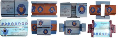 Credit Card Advertising Cube (MC-006)