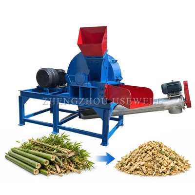 Industrial Bamboo Crusher Machine for Bamboo Waste Recycling and Biomass Processing