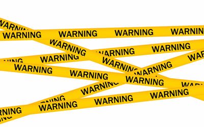 Yellow Black PE Warning Tapes Cc-Wt001