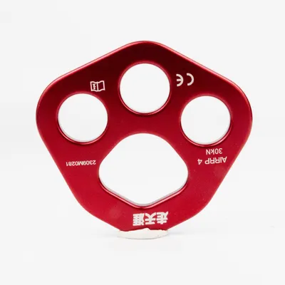 4 Holes Rigging Plate, 30kN Load Capacity, Heavy-Duty Aluminum Alloy, for Industrial Rigging and Lifting Applications