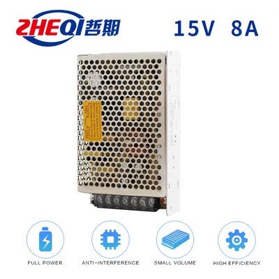 Mini 120 W Constant Pressure Small Size AC - DC LED Power 15 V 8A