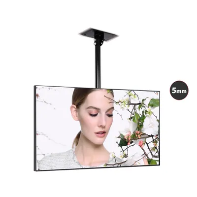 32 Inch Window Facing Display with 2000 Nits Brightness, Semi Indoor LCD Digital Menu Board for Cafe Food Order Showcase