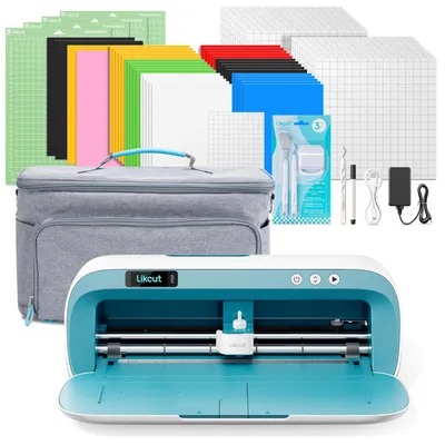 Likcut S41 Vinyl Cutter Bundle Wireless Sticker Maker Machine with Vinyl Sheets Transfer Paper Cutting Mats and Tool Kit