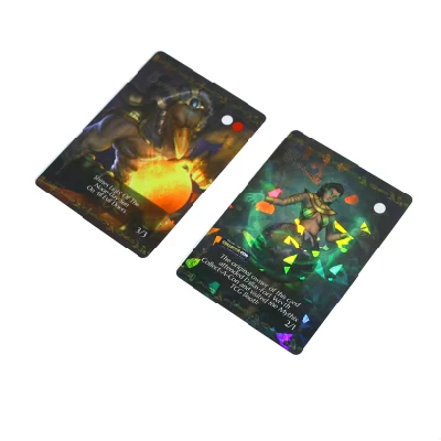 Custom Cheap Holographic Cards Low Quantity Foil Card Trading Game Card