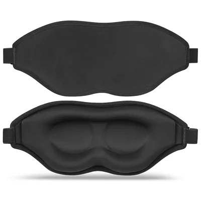 Weighted Eye Mask for Sleeping Blackout 3D Contoured Sleep Mask