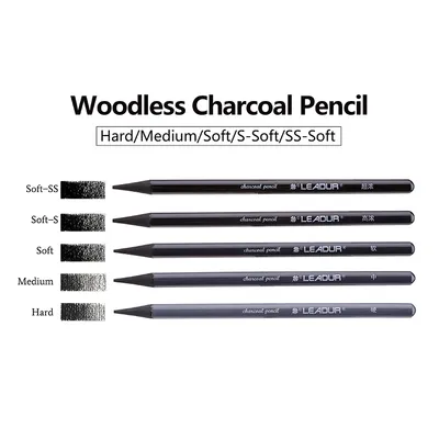 High Concentration Super Concentrated Charcoal Drawing Pencil