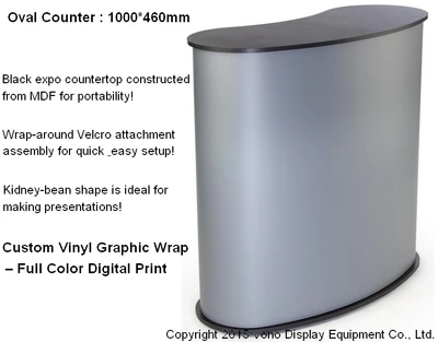 Portable Expo Counter Display Pop up Counter Tradeshow Display Counter