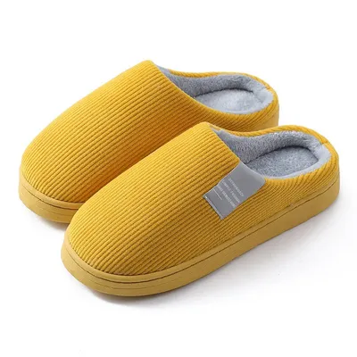 Fashion 2026 Winter Cotton Anti-Slip Fuzzy Warm Home Slipper House Plush Shoes