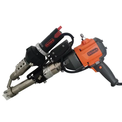 Hot Air Dual Heating HDPE Plastic Welding Machine Sheet Tank PP Pipe Handheld Geomembrane Automatic Welding Extrusion Welder