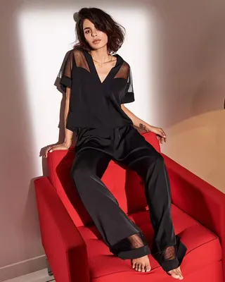Soft Gold Printed Sex Sleepwear for a Cozy Night in