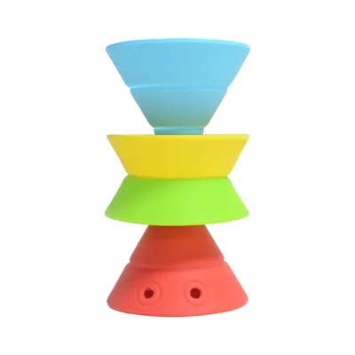 Stachable Stacker Teether Toy for Baby Product Silicone Stacker Toy