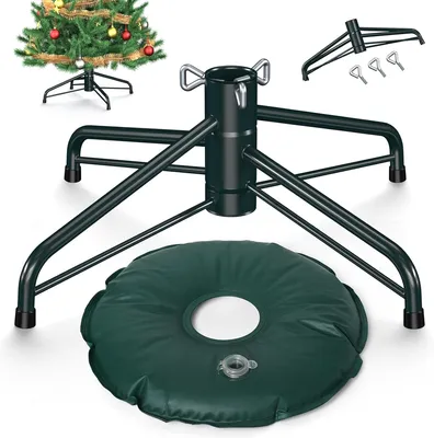 11.8 Inch Weighted Foldable Metal Christmas Tree Stand