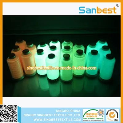 Colorful Glow-in-Dark Embroidery Thread for Machine Embroidery