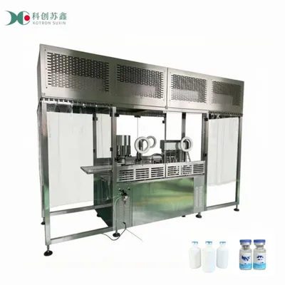Servo Controlled Stable Vial Liquid Filling and Stoppering Machine for Aseptic Manufacturing