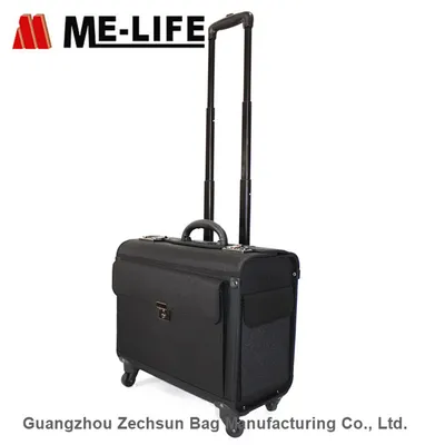 Travel Wheeled Laptop Case Trolley Luggage Pilot Case 24f-Ly01