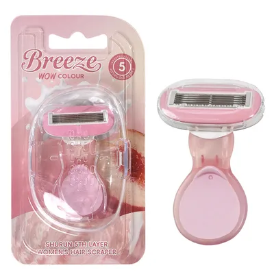 Ergonomic Handle Mini Lady Razor 5-Blade Women Hair Remover Shaver