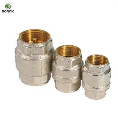 Bornic Female Non- Return Valves Forged Brass Spring Check Valve