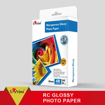 Wholesale Factory Price A4 200g High Glossy Photo Paper Fast Dry Waterproof Inkjet Paper