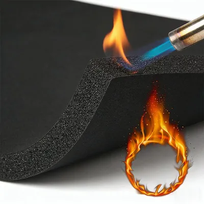 Fire-Resistant V0 Vibration Damping Silicone Rubber Foam Sheet for Automotive Device Cushioning