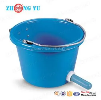 Food Grade Calf Feeding Bucket with One Feeding Nipple