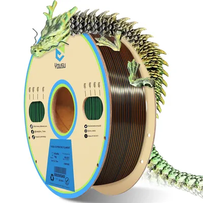 Factory Price Top Performance Multi-Color Gold/Black/Green Silk 3D PLA Printers Filaments 1.75mm 3D Filamento