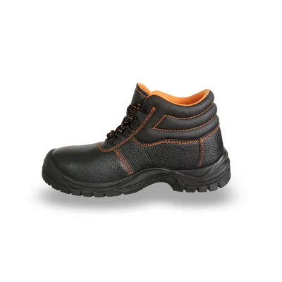Certified Steel Toe Leather Safety Working Boots/ Nonslip Working Boots for Men Wholesale