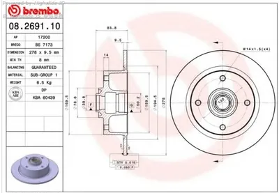 113407075 Brake Disc