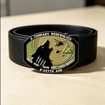 Universal Engraved Modern Antique Style Zinc Alloy Belt Buckle with Custom Logo