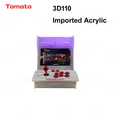 White 2363 in 1 Imported Acrylic Mini Indoor Outdoor Playground Arcade Video Home Game Console Machine for 2 Players