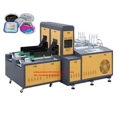 China Supplier Automatic Disposable Rectangular Paper Plate Making Machine/Food Container Making Machine (120-150PCS/min)