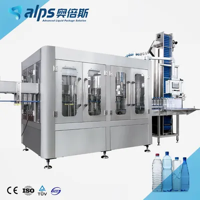 Automatic Mineral Drinking Water Carbonated Soft Drink Juice Liquid Beverage Filling Machinery