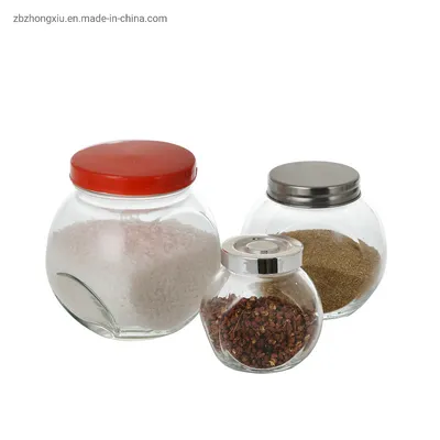 Small Glass Storage Jar with Screw Lid