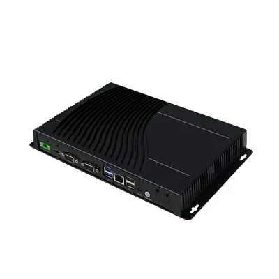 Desktop / Vesa / DIN-Rail Mount Available RS232 RS485 Linux Android No Fan 12V Industrial Grade Computers Mini Box PC