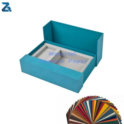 High Quality Texture Embossed Leather Feel Paper for Product Packaging