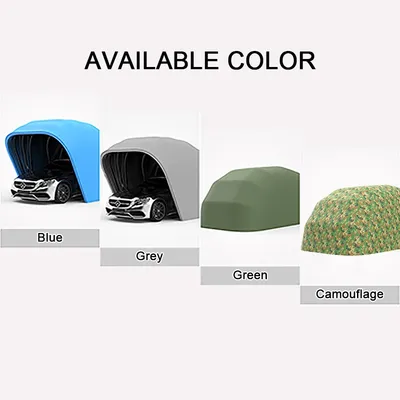 Portable Garage with Foldable Design for Easy Car Movement