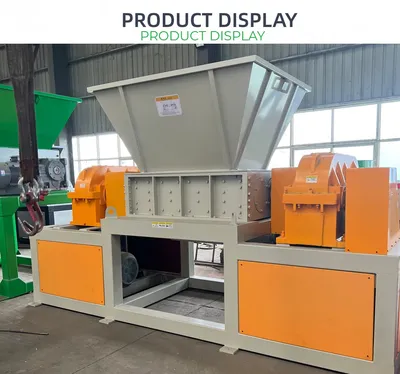 Double Shaft Shredder for Municipal Solid Waste Garbage Shredding Treatment