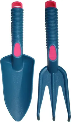Durable Plastic Garden Tool Set with Trowel and Cultivator