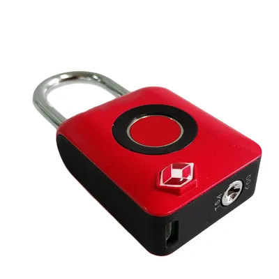 Outdoor Zinc Alloy Portable Long Battery Life Travel Combination Padlock Smart Tsa Fingerprint Lock
