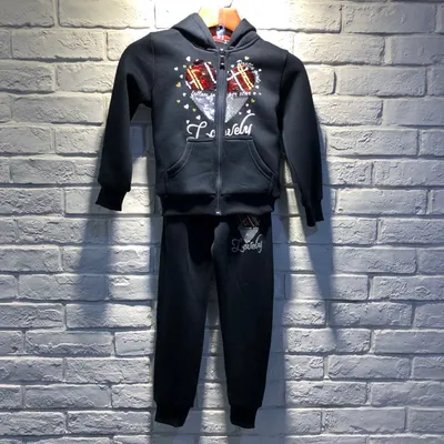 Sports Hoodie Jacket Sets for Girls