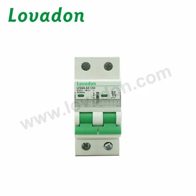 Lfg65-63 2p C50 Flame Retardant Plastic Miniature Circuit Breaker