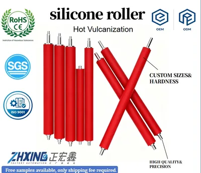 Custom, PU Roller, Coated, Steel Shaft, Wear-Resistant, Industrial, Conveyor, Polyurethane, Durable