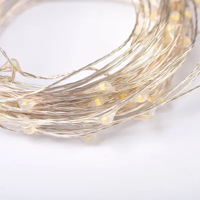 RGB 10m 100 LED Copper Wire, LED String Fairy Lights Lamp for Decoration