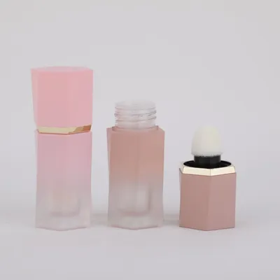 Factory Sale Brush Frosted Empty Lip Gloss Tubes Unique Design Lip Tubes