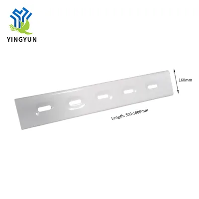 5 Holes Rolled Edge Horizontal Stripe Hospital Bed Panel