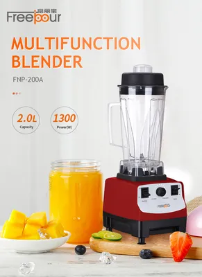 2L Multi-Function Blender for Kitchen High-Speed Food Processor for Juicer Mixer Smoothie Shake Maker Blender