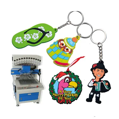 Automatic Liquid Silicone Rubber Soft PVC Cars Keys Dispenser Dripping Injection Dispensing Machine