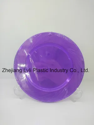Plastic Plate, Disposable, Tableware, Tray, Dish, PS, Environmentally, Friendly, Pb-03