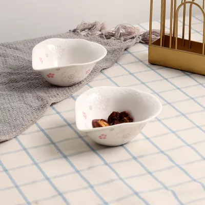 Leaf Vinegar Stackable Decal Dish