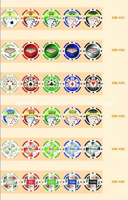 New Laser Poker Chip (CM-101/ 102/ 103/ 104/ 105/ 106)