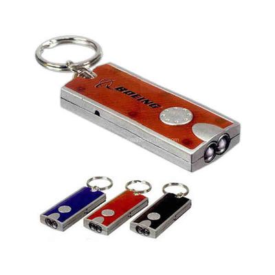 Cool Plastic Keychain With Flash Light (ZS-970)